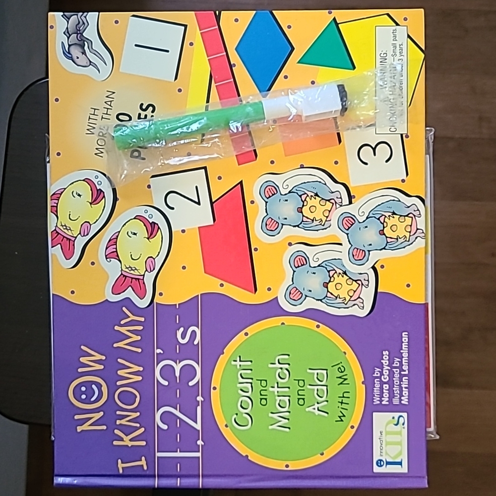 Now I know my 1,2,3's Kids' activity book